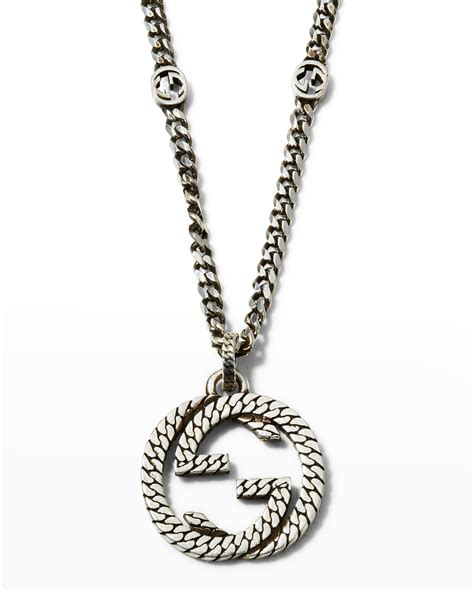 gucci silber|Gucci necklace on sale.